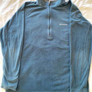 Men's Columbia Fleece Base Layer Quarter Zip Pullover - XL